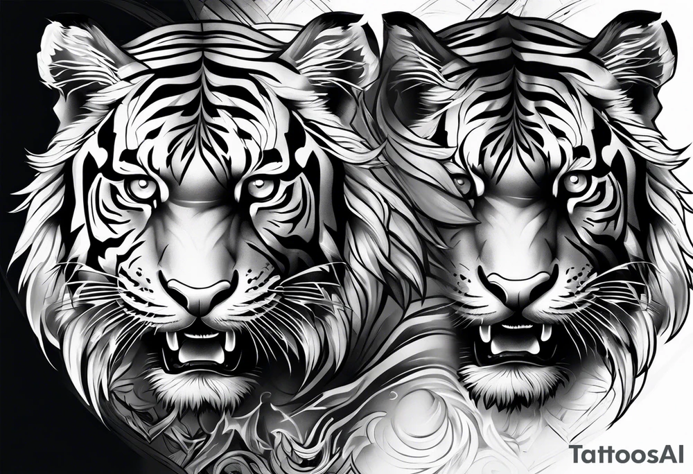 Tiger tattoo idea