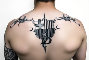 Vinny 01 29 2015 one dope soul one piece fc barcelona la dodgers tattoo idea
