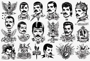 freddie mercury tattoo idea