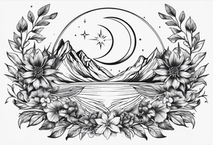 elegant line 
dainty 
spiritual 
moon 
sun 
arrow
spine
narrow
leaves
spring tattoo idea