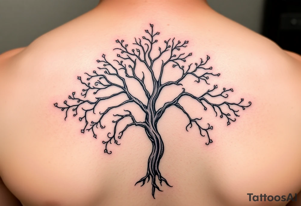 Family tree with Amarioun, Jhariya, Jhaylin, Artavus, and Danika tattoo idea