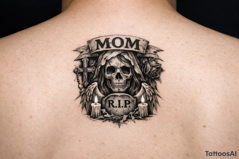 tattoe mom dead tattoo idea