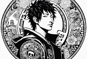 trafalgar d water law tattoo tattoo idea