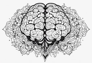 ADHD brain tattoo idea