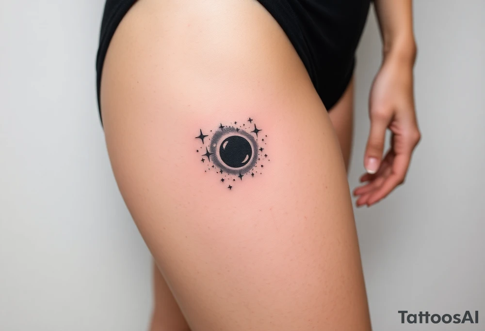 outer space galaxy scene with a black hole and nebula with stars tattoo idea outer space galaxy scene with a black hole and nebula with stars tattoo idea