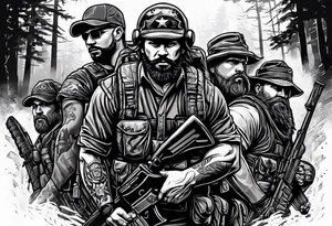 Rucking, brotherhood, fitness, GrowRuck tattoo idea