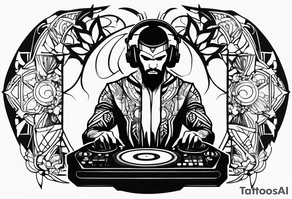 DJ WARRIOR tattoo idea