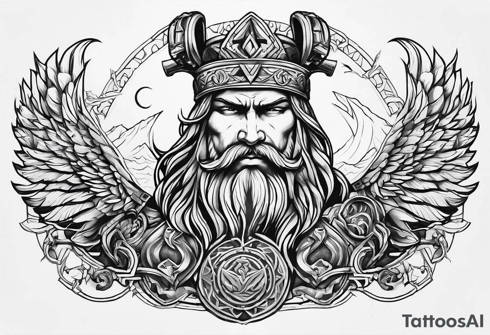 VICTORY OR VALHALLA tattoo idea