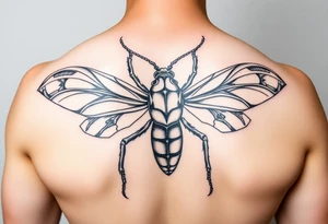 Land of giant bugs tattoo idea