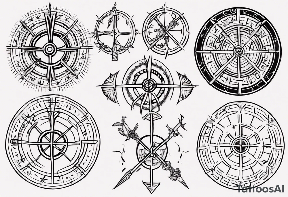 vegvísir tattoo idea