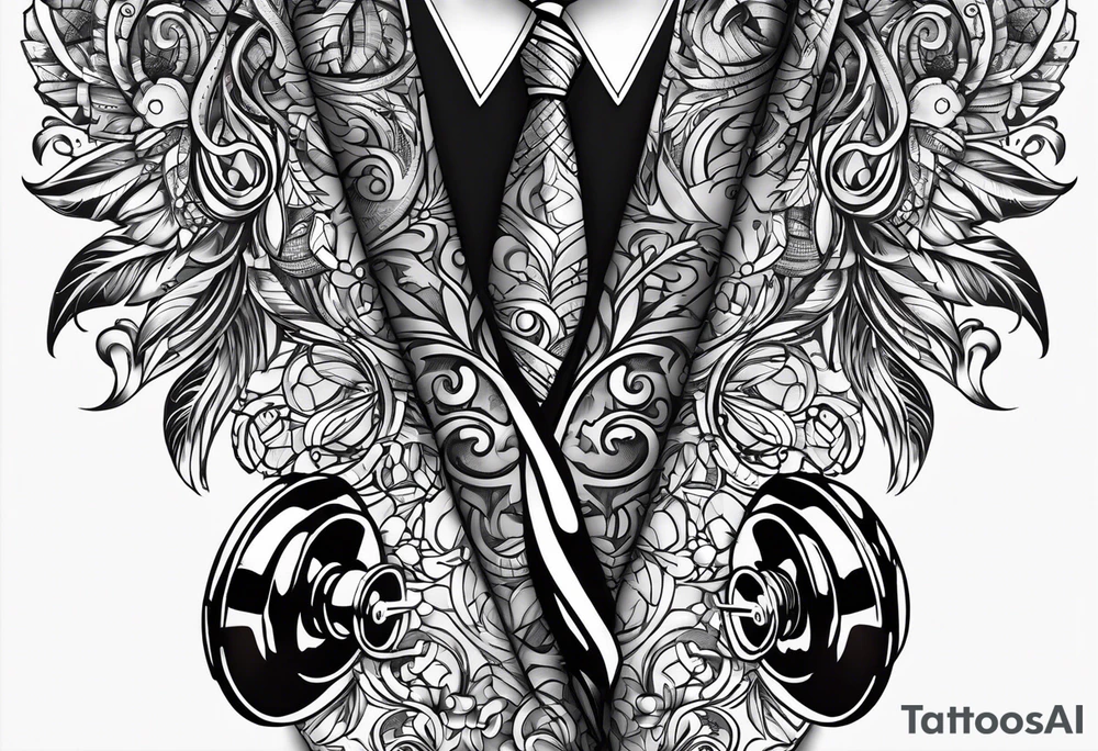 NECK TIE
, STETHOSCOPE tattoo idea