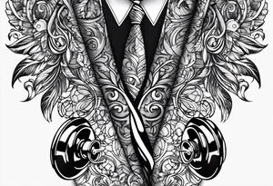 NECK TIE
, STETHOSCOPE tattoo idea