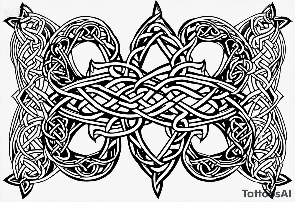 Celtic knot shoulder tattoo tattoo idea