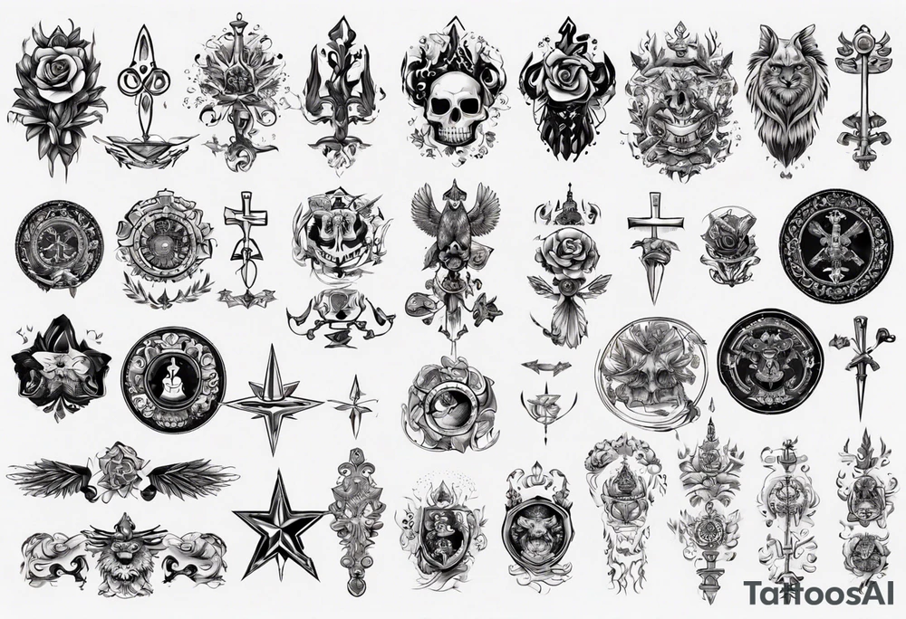 russian symbols tattoo idea