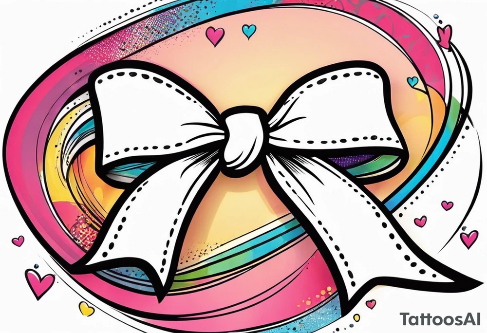 Girly bow tattoo idea