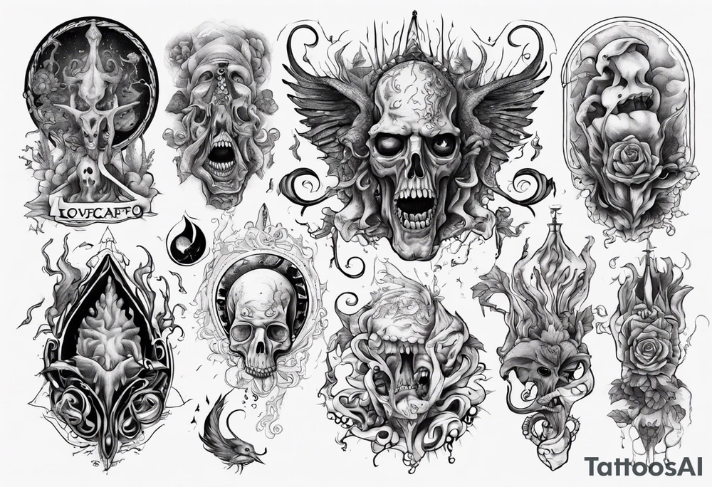 lovecraft crazy tattoo idea