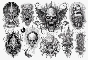 lovecraft crazy tattoo idea