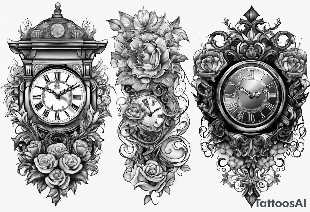 Clock tattoo idea