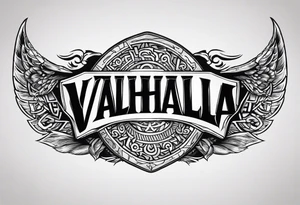 Valhalla round shield 
 axe berserker tattoo idea