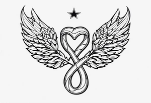 WING, SNAKE, LAUREL WREATH AND tattoo idea