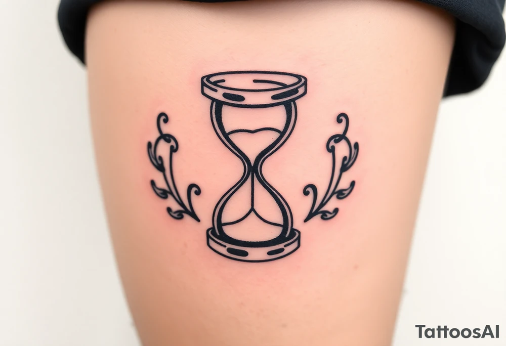 hourglass tattoo idea
