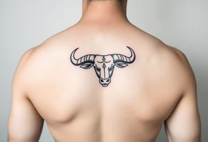 symbol of taurus horoscope
minimalist tattoo idea