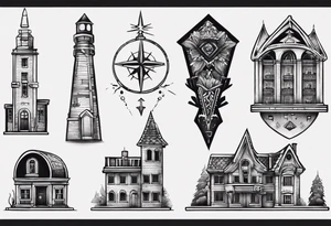 Building tattoo idea