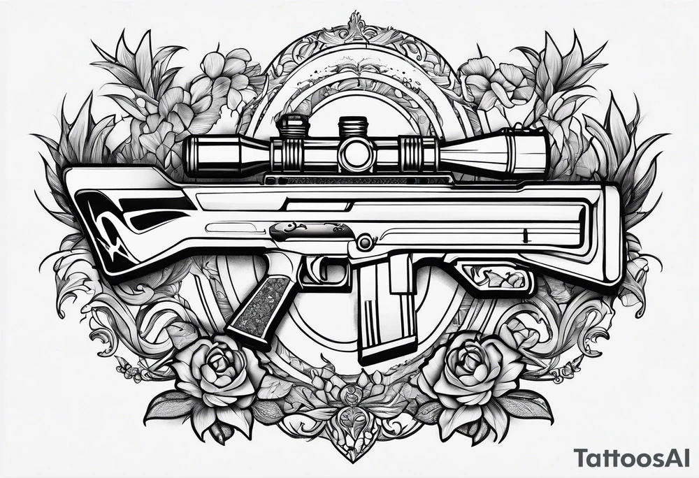 French famas tattoo idea