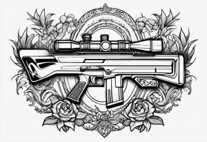 French famas tattoo idea