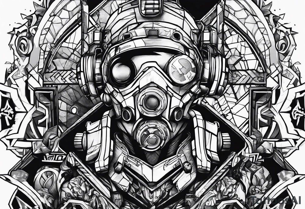Borderlands video game tattoo idea
