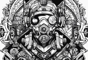 Borderlands video game tattoo idea