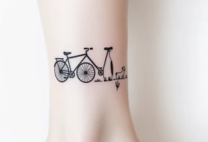 bicycles, love, Pacific Northwest, Arizona desert, dogs tattoo idea