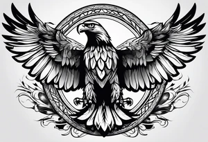 Roman Eagle tattoo idea