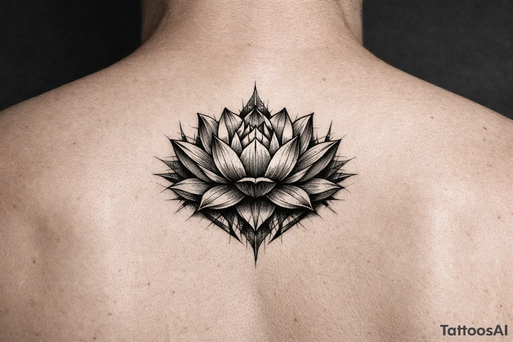Cover up tatoo flor lotus tattoo idea