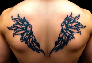 Naked women, big boobs, torso only tattoo idea