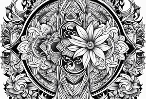 Forearm half sleeve tattoo idea