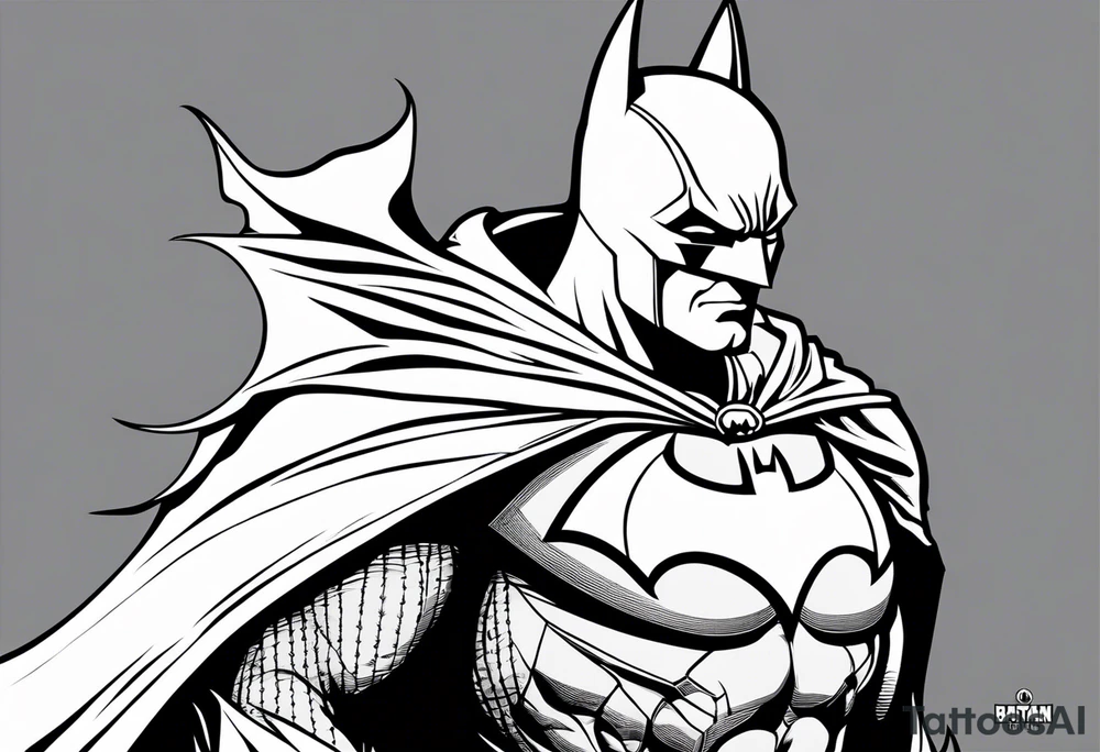 Batman logo tattoo idea
