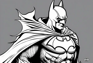 Batman logo tattoo idea