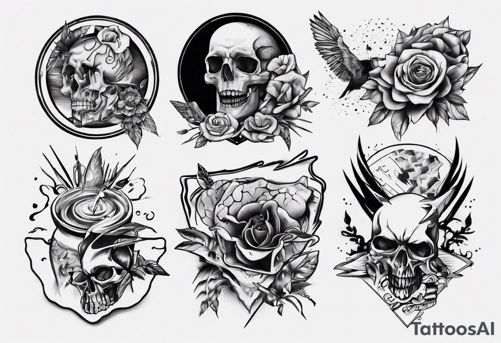working from home tattoo idea
