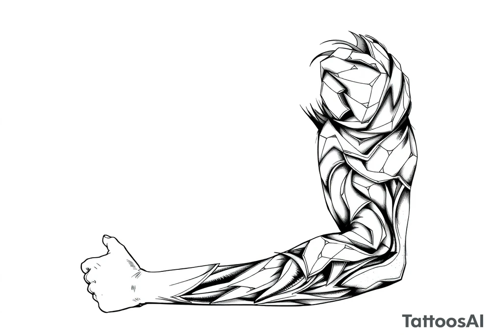 Upper arm 
Half sleeve tattoo idea