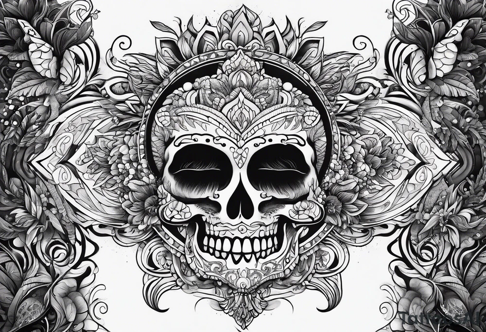 Psychedelic tattoo idea
