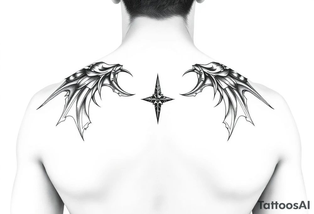 beginner lines and shading tattoo idea