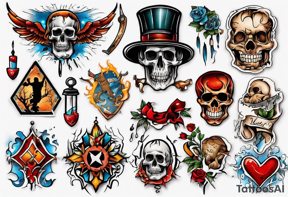 Змея дерется с Орлом tattoo idea