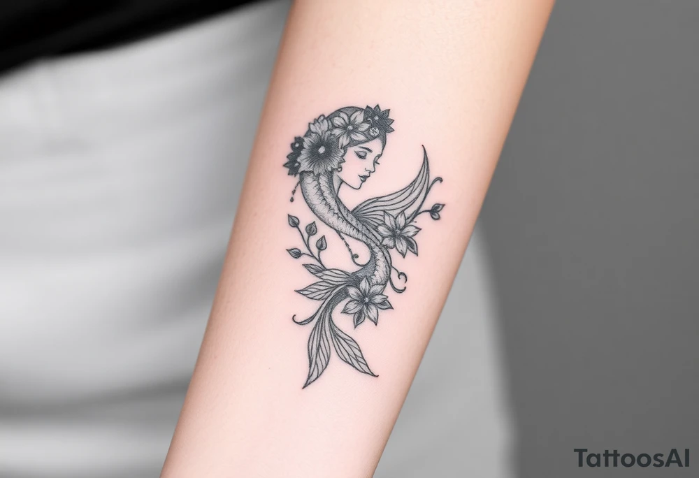 Strong, queen, Pisces, beauty, flowers, independent, survivor, domestic violence survivor, suicide awareness, warrior, independent tattoo idea