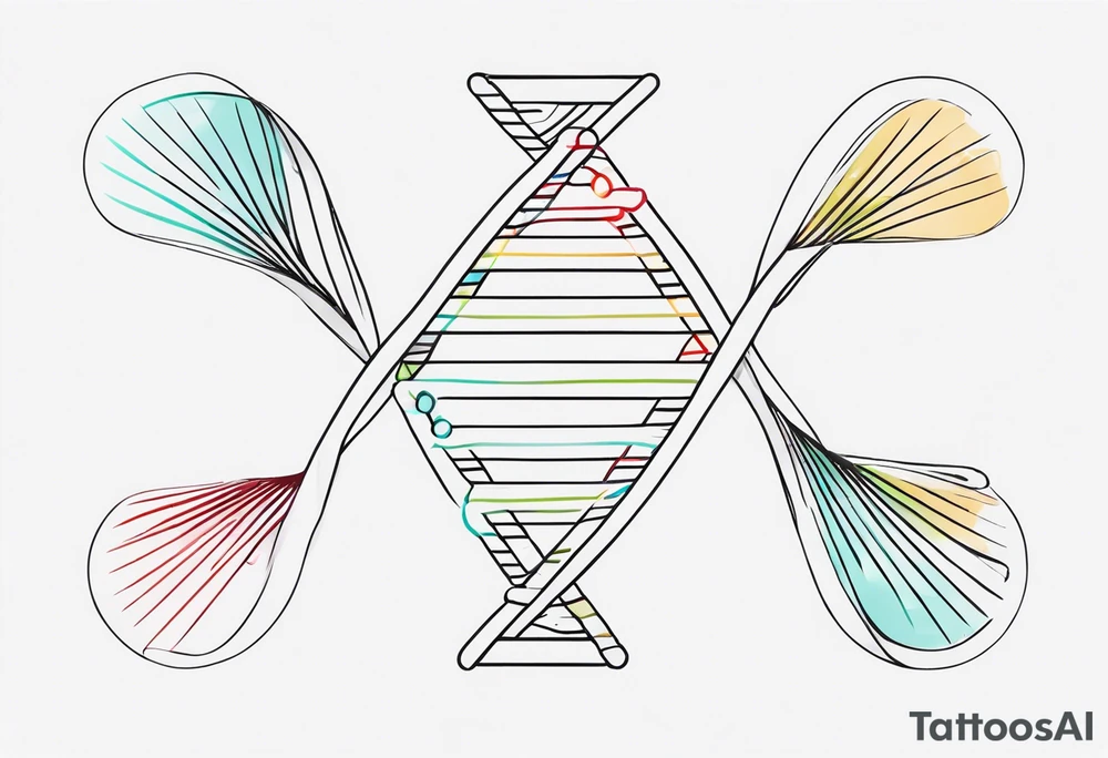 Dna strand tattoo idea