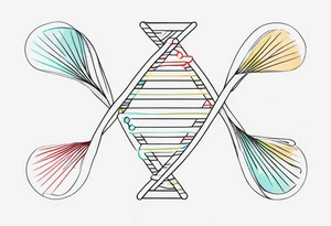 Dna strand tattoo idea