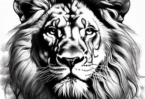 Lion tattoo tattoo idea