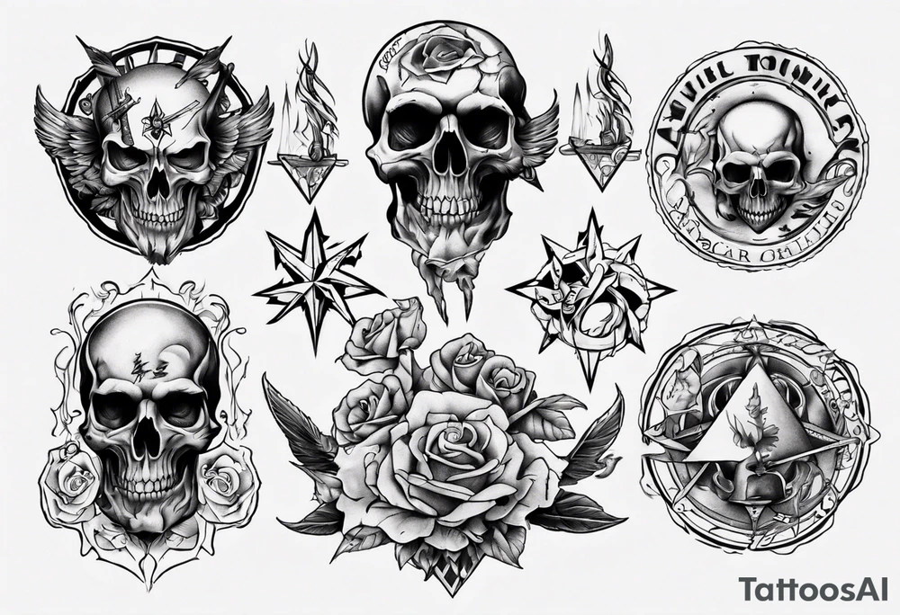 american
brothers tattoo idea