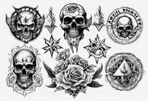 american
brothers tattoo idea