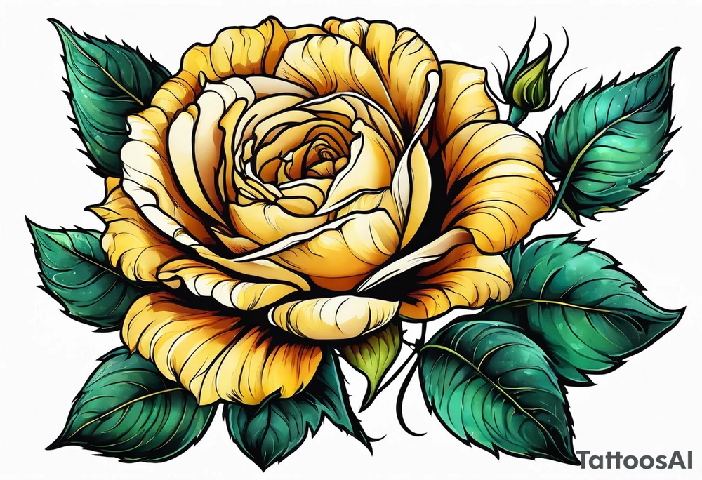 flower rose , sunflower, tattoo idea